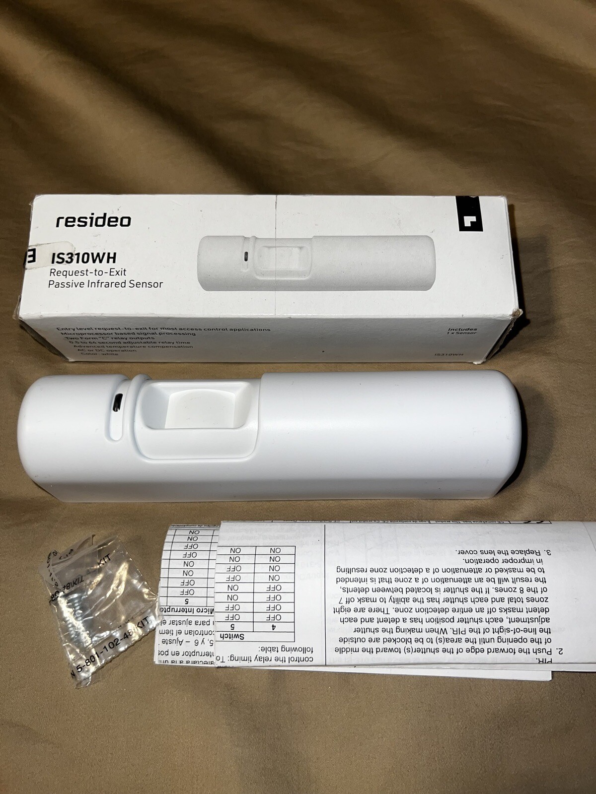 Honeywell Resideo IS310WH Request to Exit PIR Motion Security Access Control
