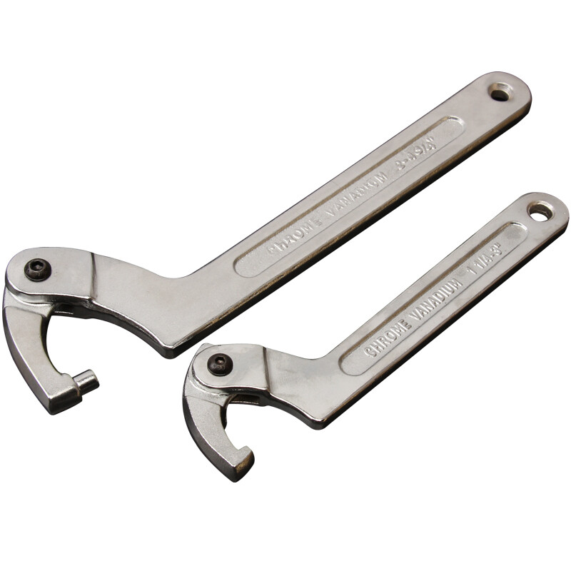 Adjustable spanner wrench 3/4"-2", Square Pin