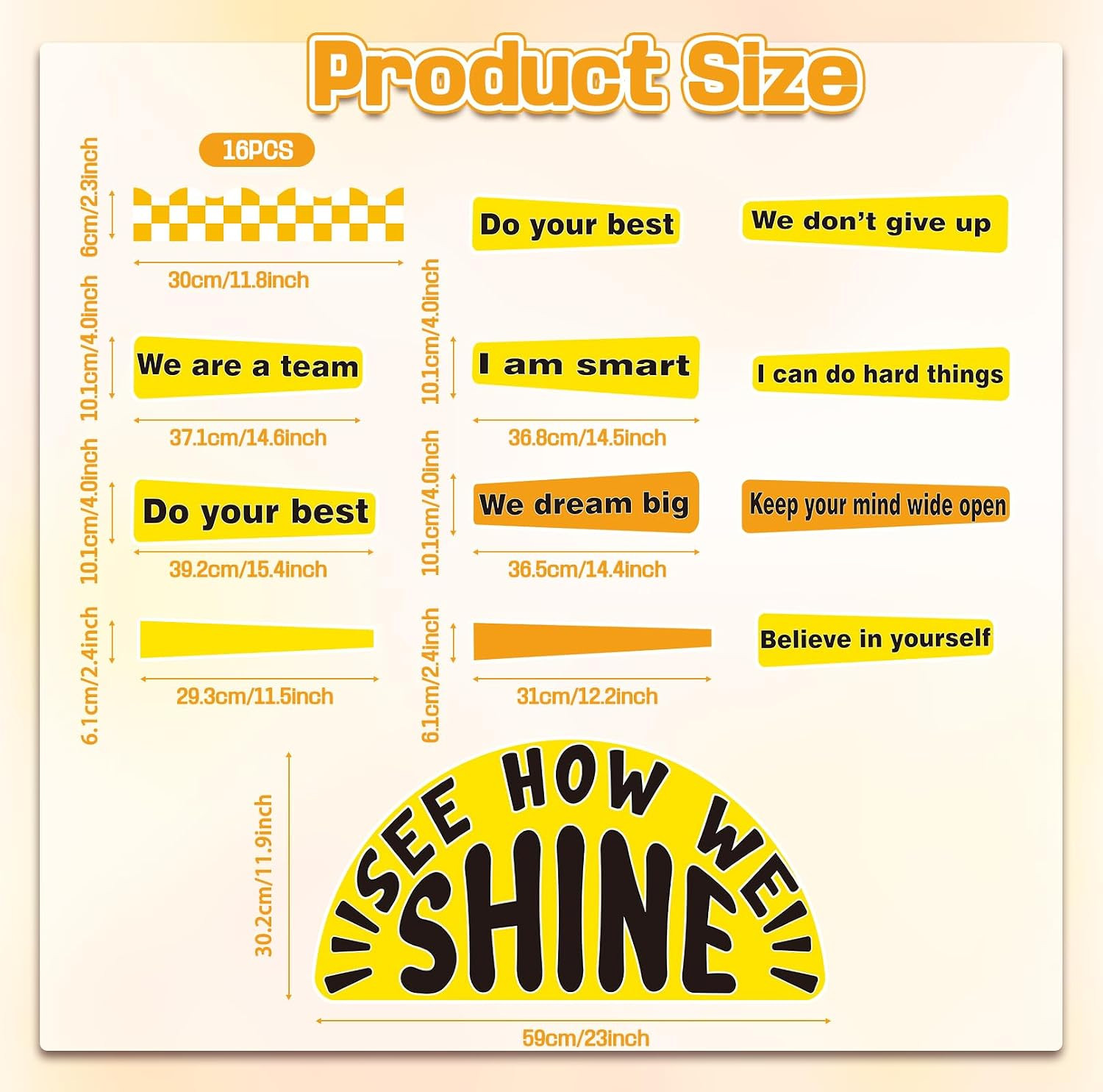 Summer Bulletin Board Set Classroom Affirmation Station Sunshine Decorations