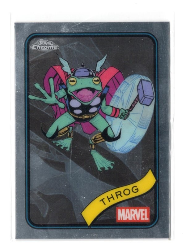 2025 Topps Marvel Chrome Throg (Frog Thor) #46 Comic Base Card complete your set