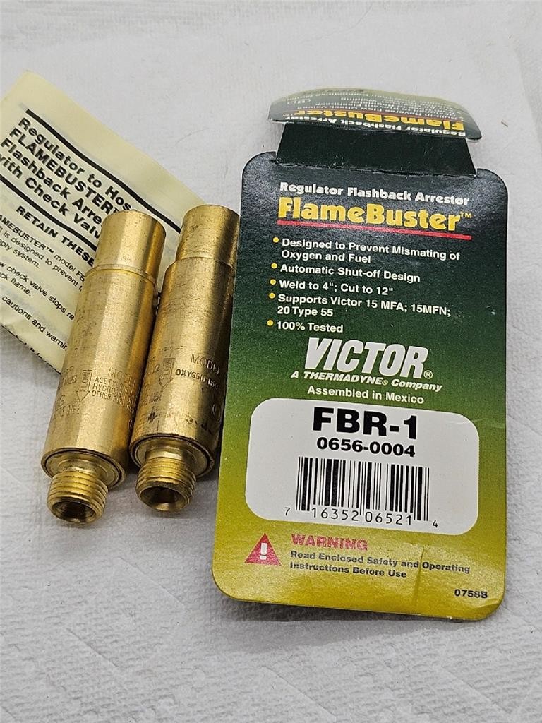 Victor FlameBuster FBR-1 Flashback Arrestors 0656-0004