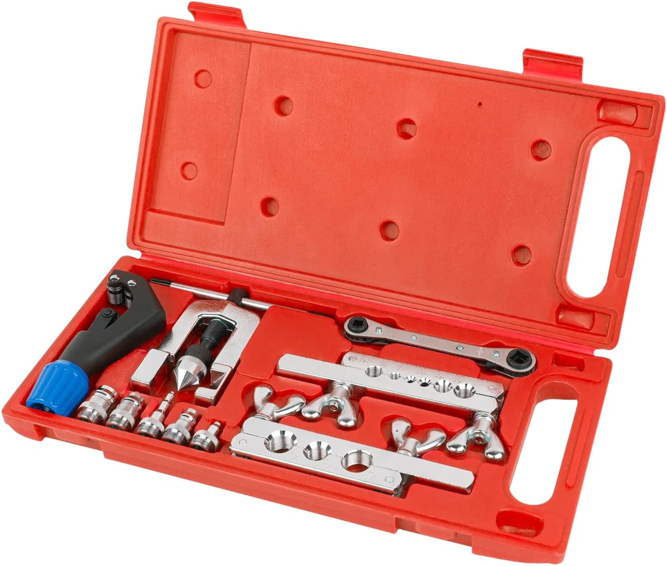 Kit de herramientas de ensanchamiento y prensado para tubos de cobre, plástico y