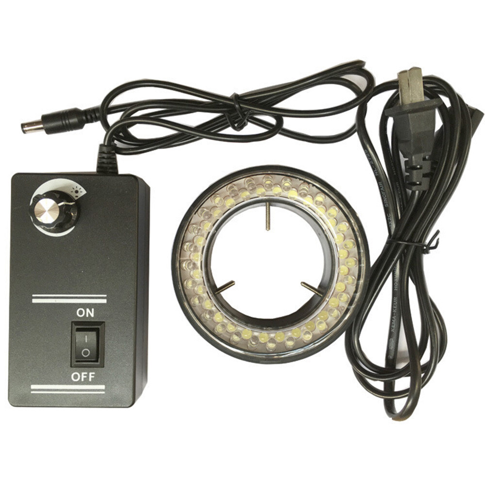 60-LED Adjustable Ring illuminator Lamp For STEREO ZOOM Microscope Brightness