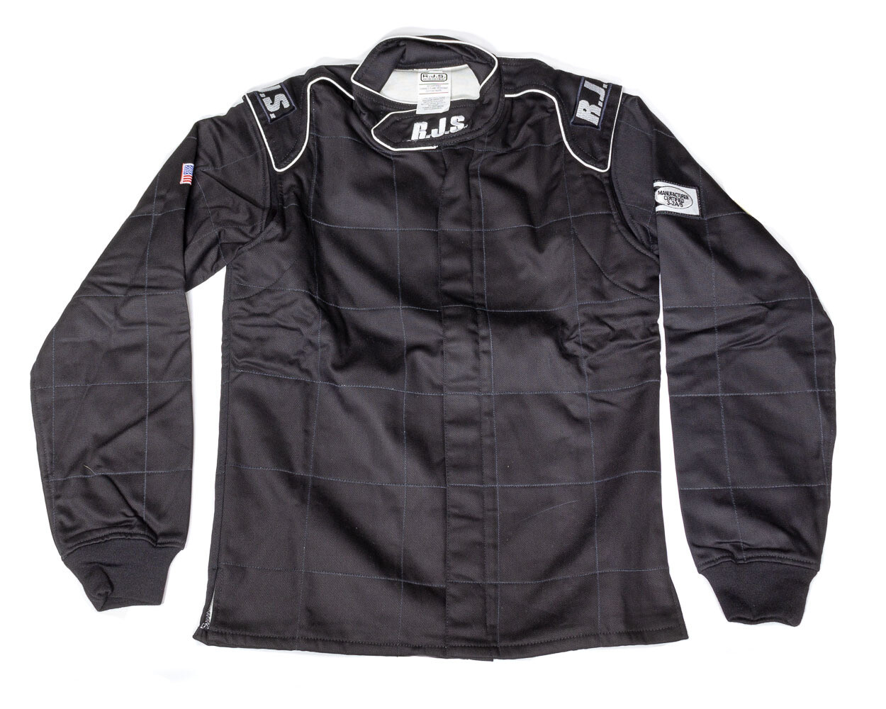 Rjs Safety 200430107 Jacket Black Xx-Large Sfi-3-2A/5 Fr Cotton