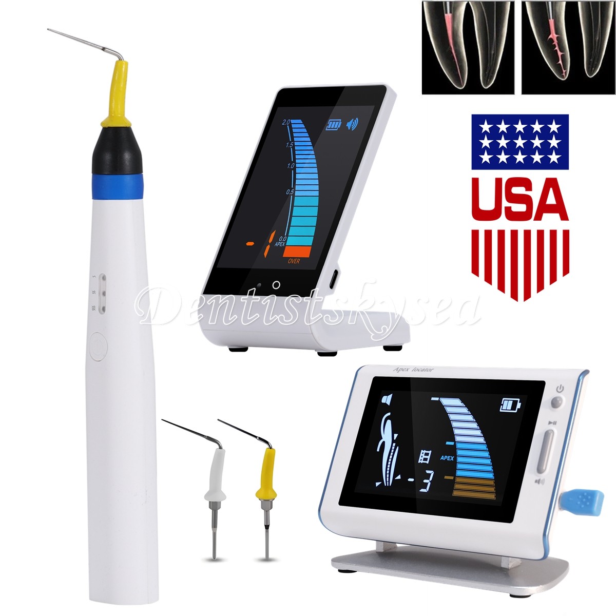 Dental Endo Apex Locator Root Measuring Tool/Obturation System Heated Pen R1