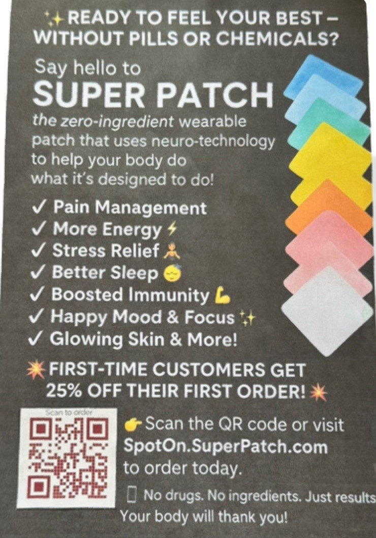 Super Patch Hormone Cocktail (15)= 3 of ea patch 5 days!