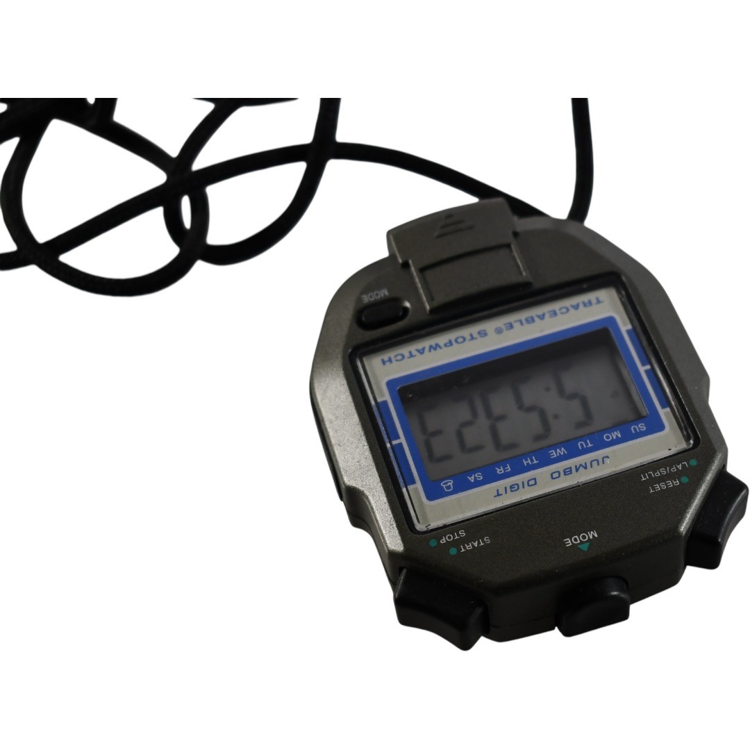 Traceable Jumbo Digit Stopwatch Water Resistant ABS Plastic Timer