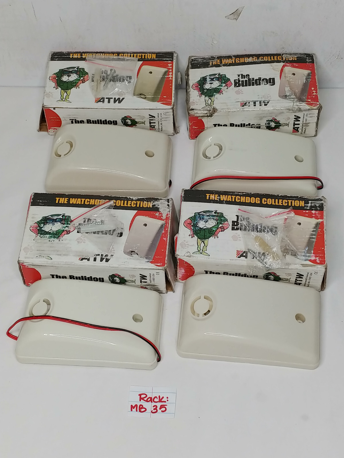 ATW Bulldog Home Security Indoor/Outdoor Low-Profile Siren (Lot of 4) NOS