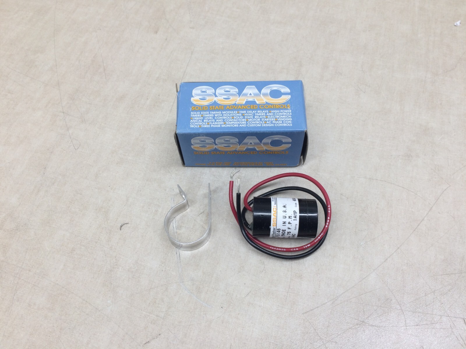 SSAC FS146 Solid State Flasher Relay 24VAC 75 F. P. M.