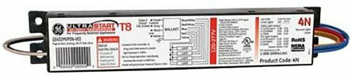 GE Lighting 62044 GE432MVPS-N-V03W 0-10-Volt UltraStart T8 100-3-Percent 0-10V