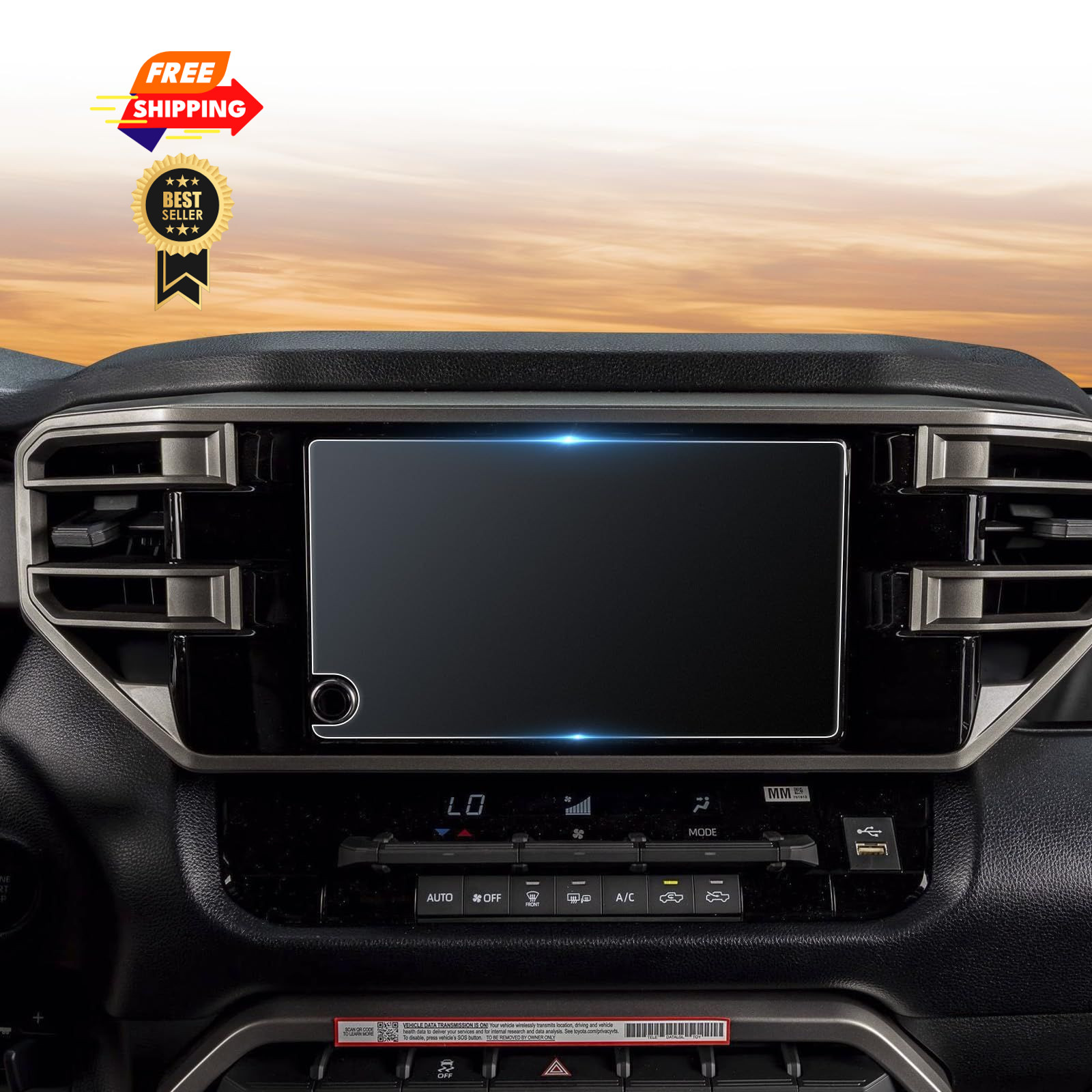 CDEFG For 2025 2026 Toyota Tundra 8 Inch Matte 2023-2026, 8