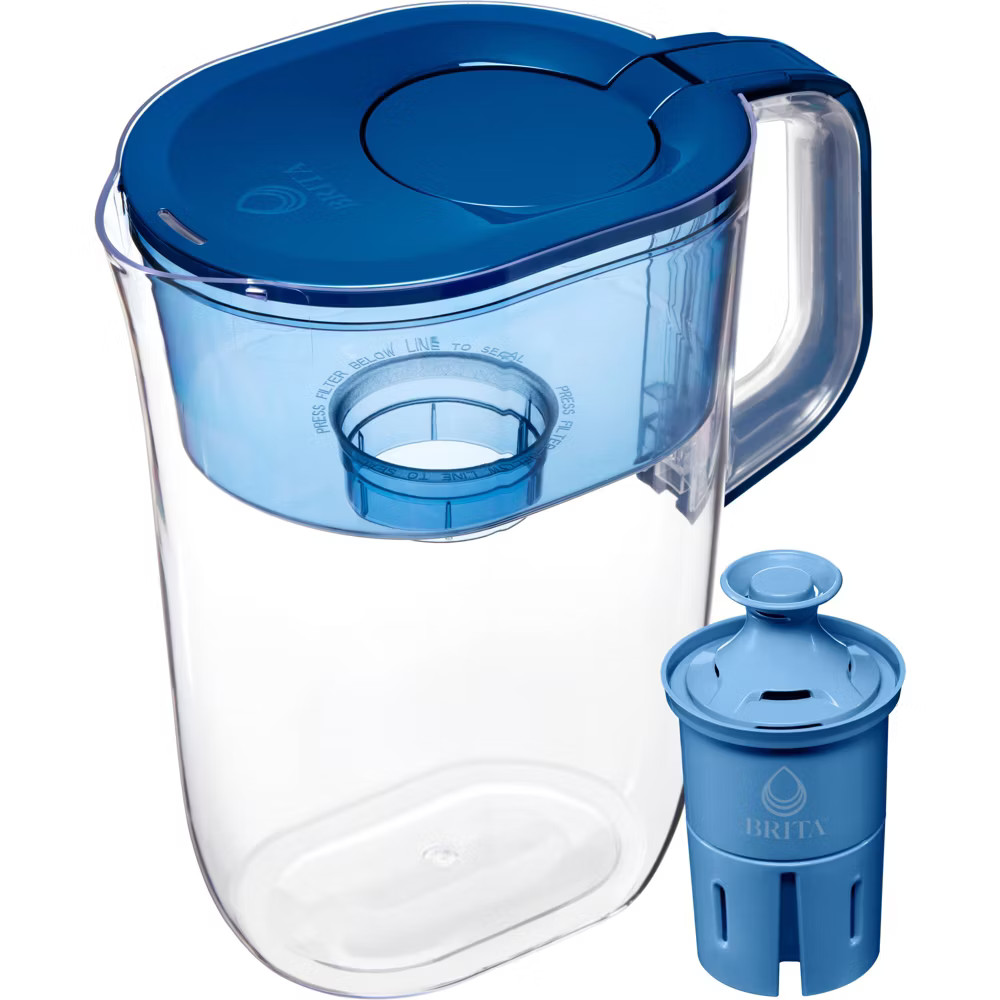 Brita Water Filter Tahoe Water Pitcher Dispenser with Elite Water