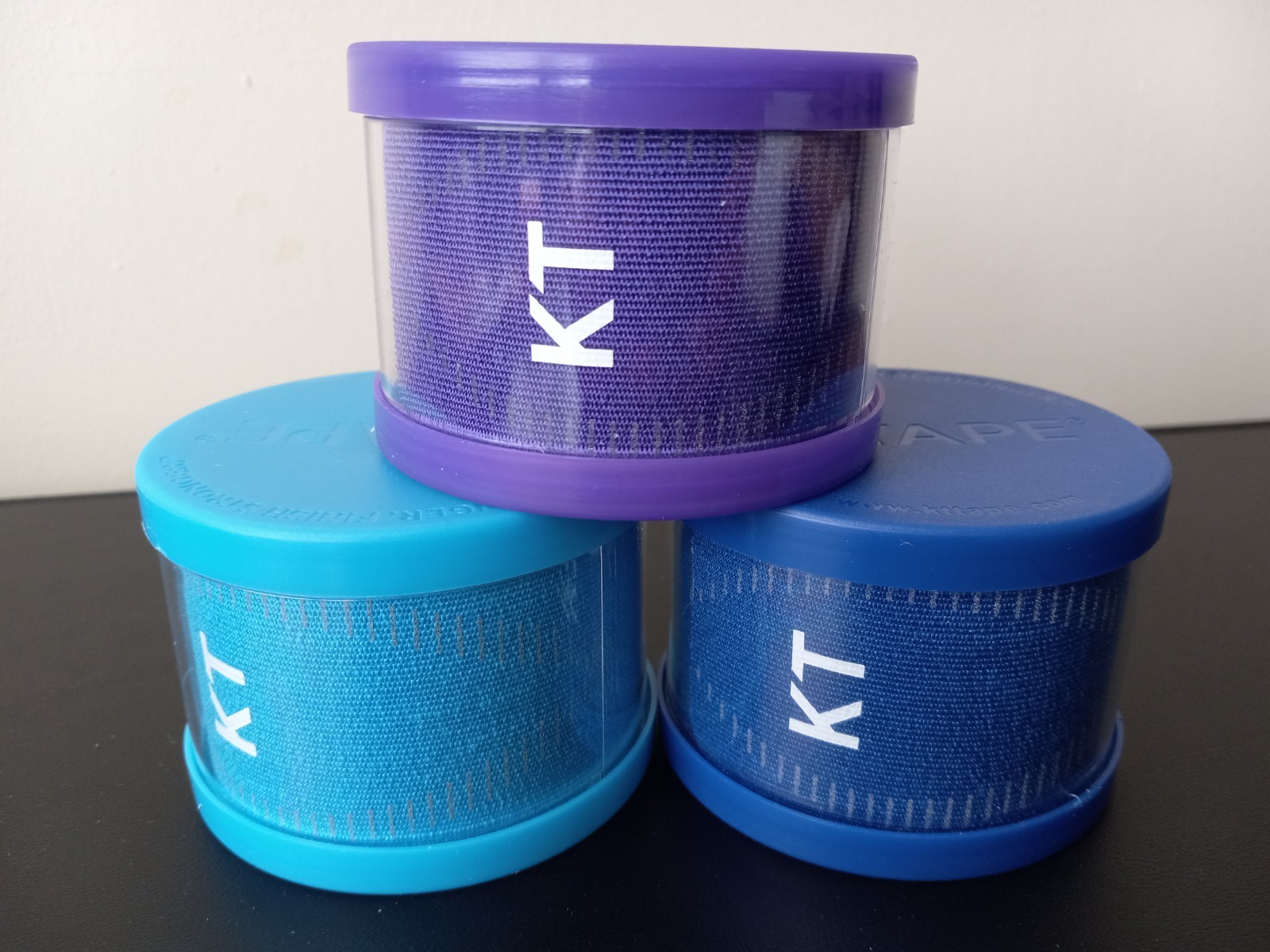 KT Tape: Kinesiology Therapuetic Tape. Pro Strip 10" Precut, set of 3 colors