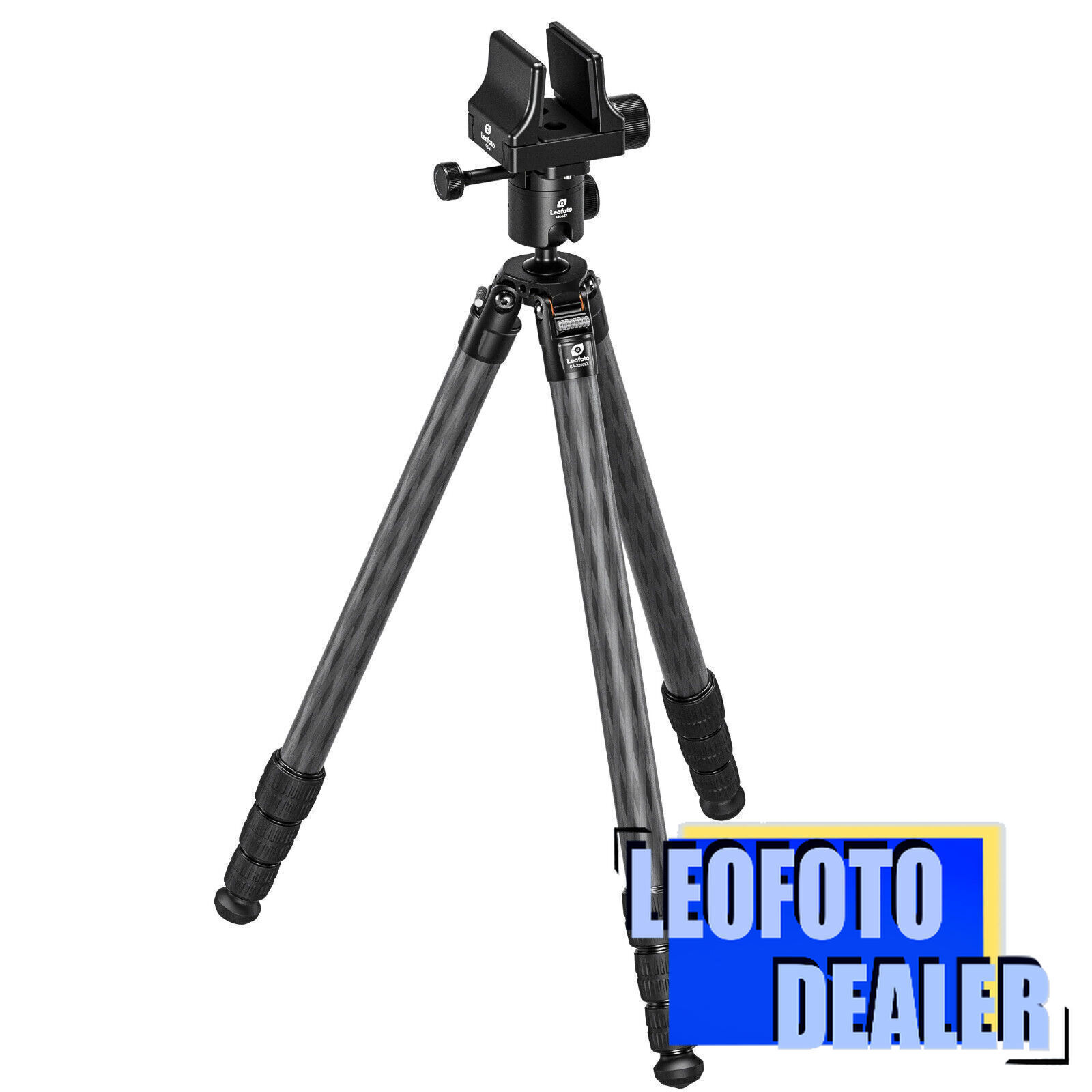 Leofoto SA-324CLX+MK-40X+GS-3 Rifle Tripod with 40mm Ballhead + Clamp