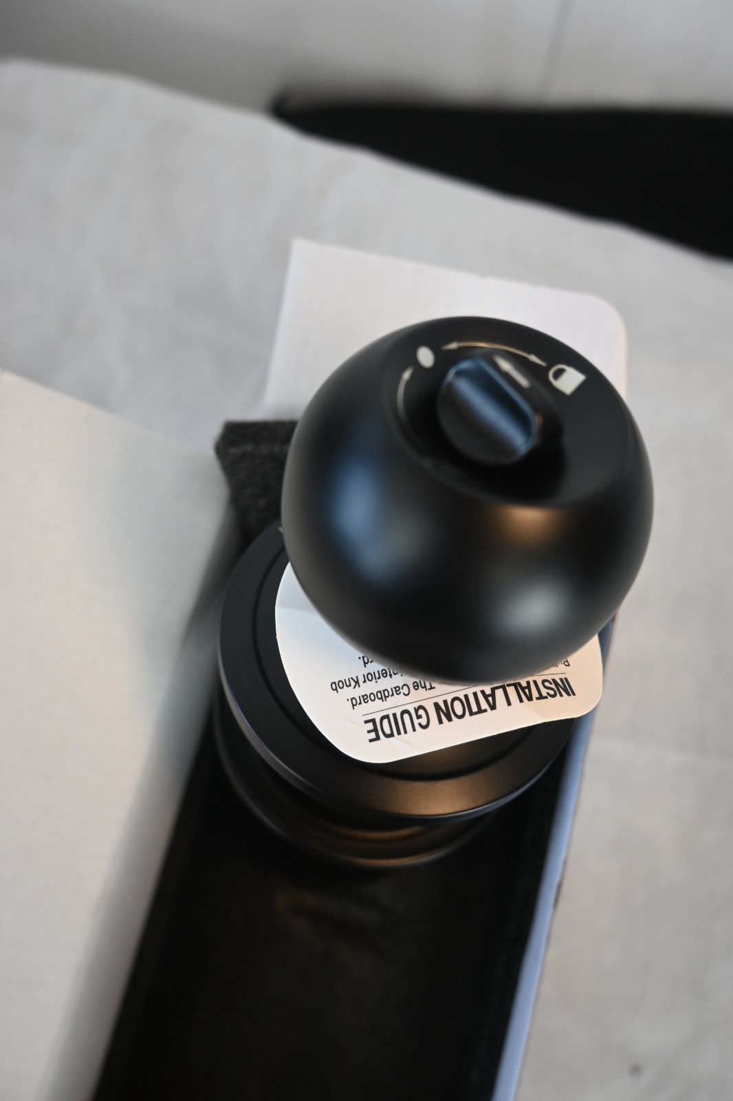 SMART DOOR KNOB WITH FINGER PRINT ACCESS