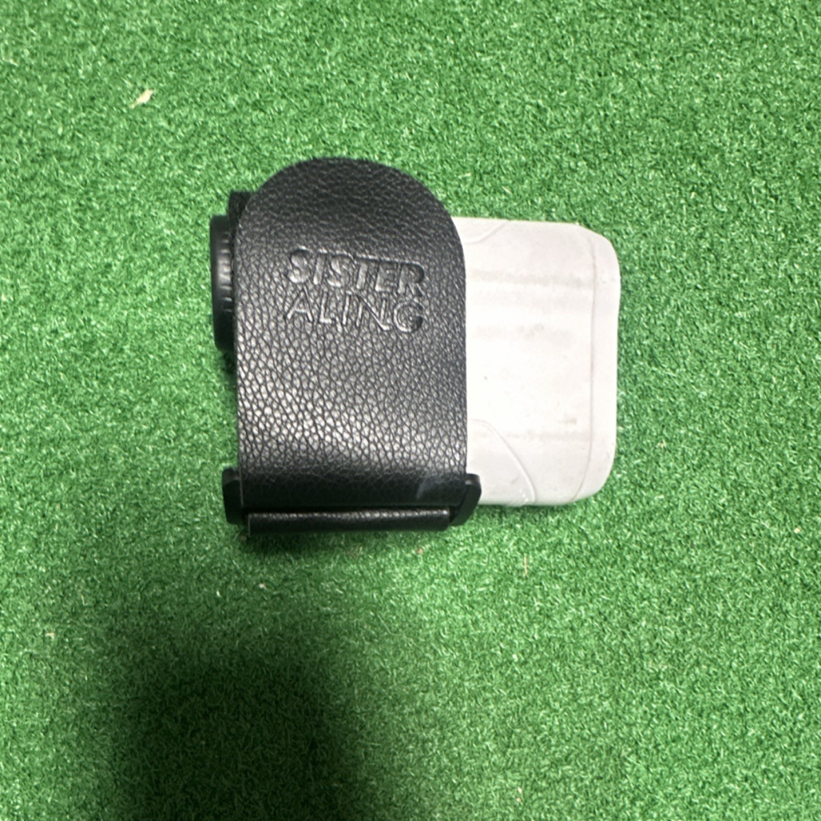 REVASRI NK-1000 Golf Rangefinder White Black Leather Case Plastic Set Includes