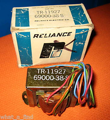 NEW Reliance 69000-38 S Transformer 6900038S TR-11927