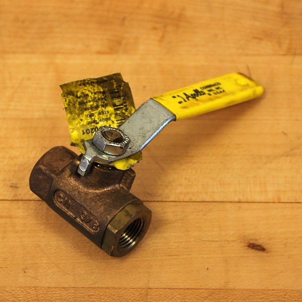 Apollo C11 3/8" Brass Shut Off Valve 600 WOG - USED