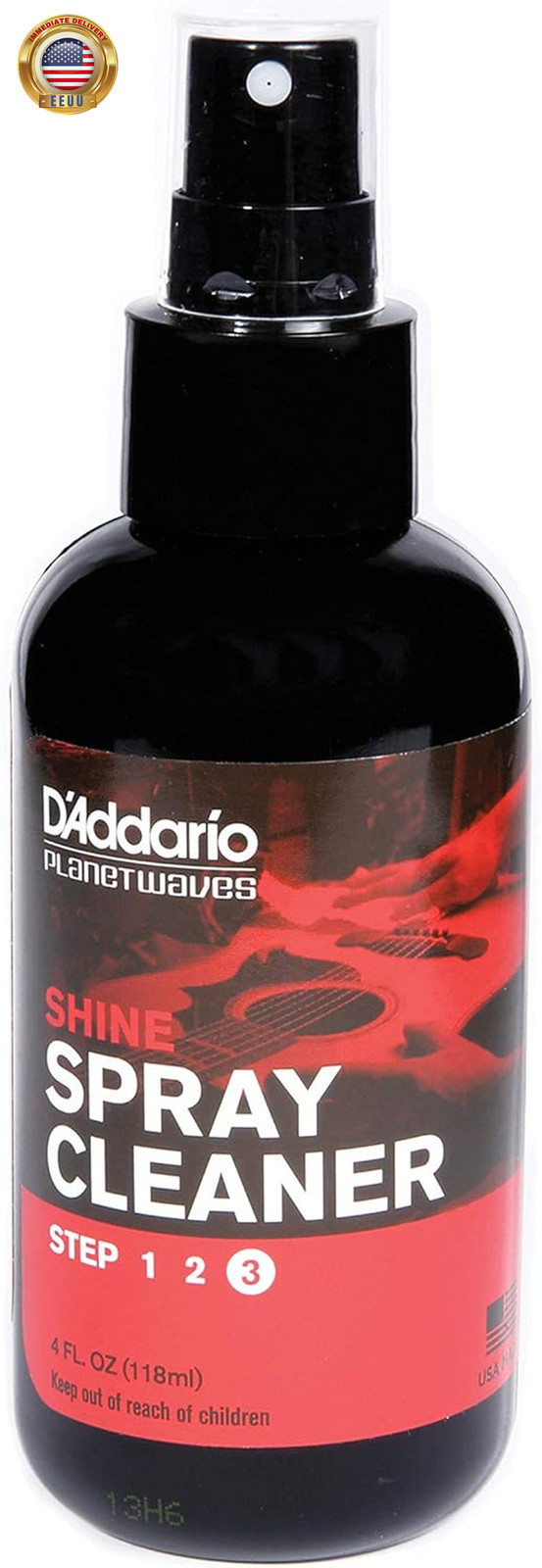 D'Addario Accessories Shine Guitar Spray 4Oz ⭐️⭐️⭐️⭐️⭐️