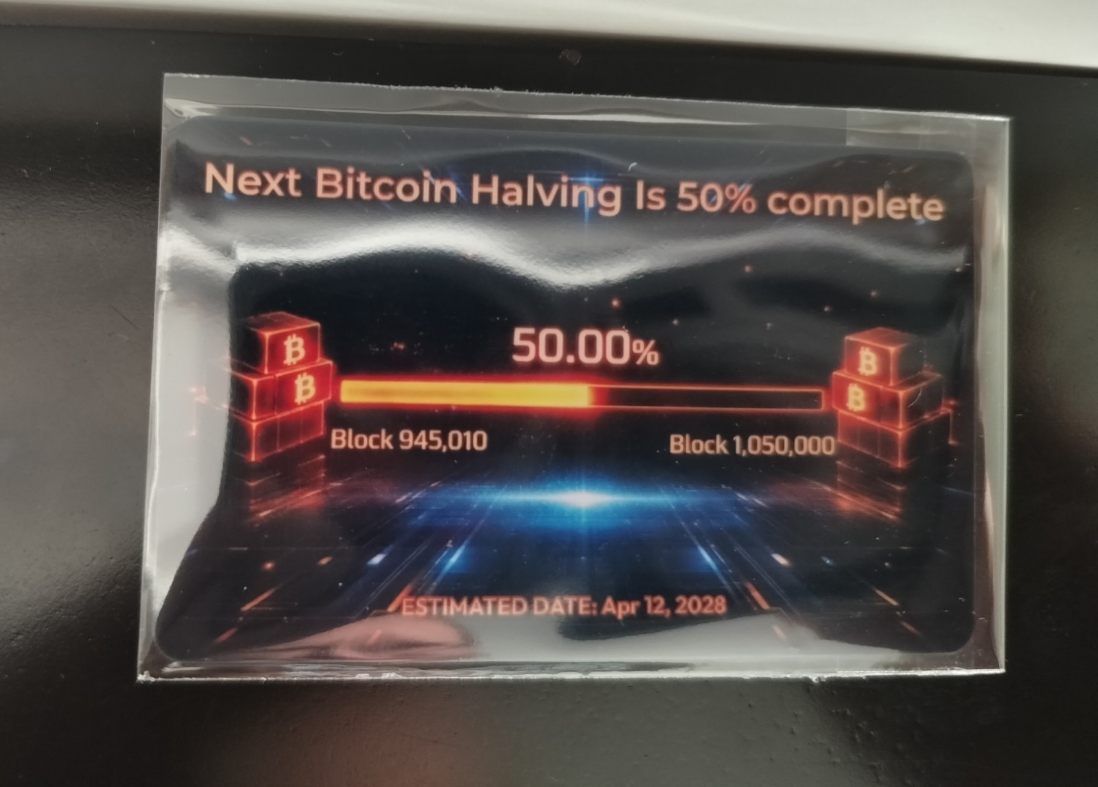 Ballet Bitcoin Cold Storage Wallet Bitcoin Halving 50% Complete Block New/Sealed