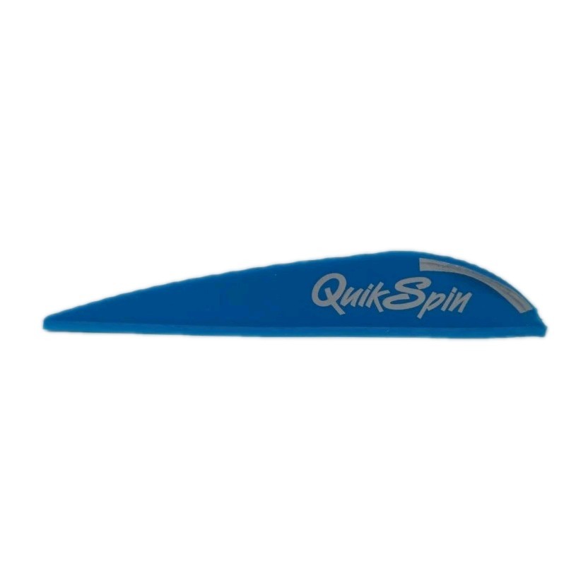 80 Count NAP Quik Spin 2.25" Premium Performance Arrow Vanes: Blue