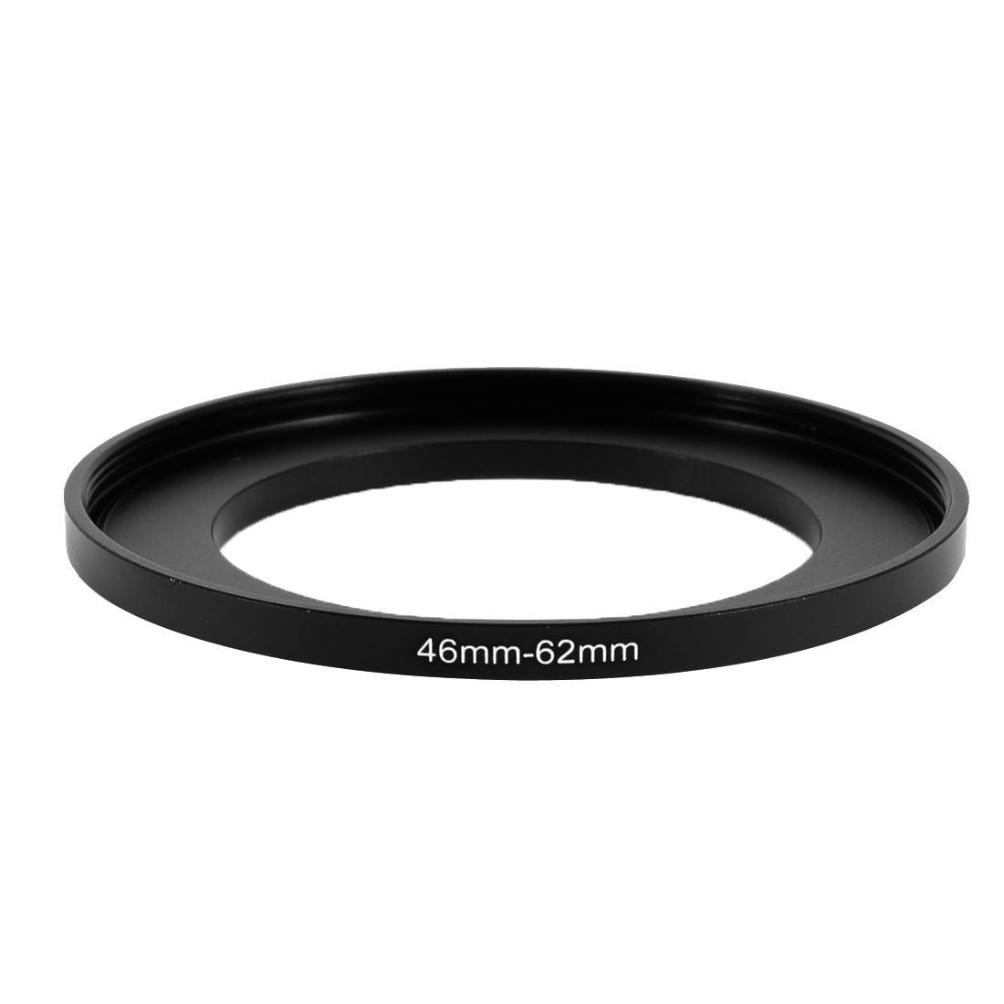 Metal Camera Lens Filter Step Up Ring Adapter Converter 46mm to 62mm Black 1 Pcs