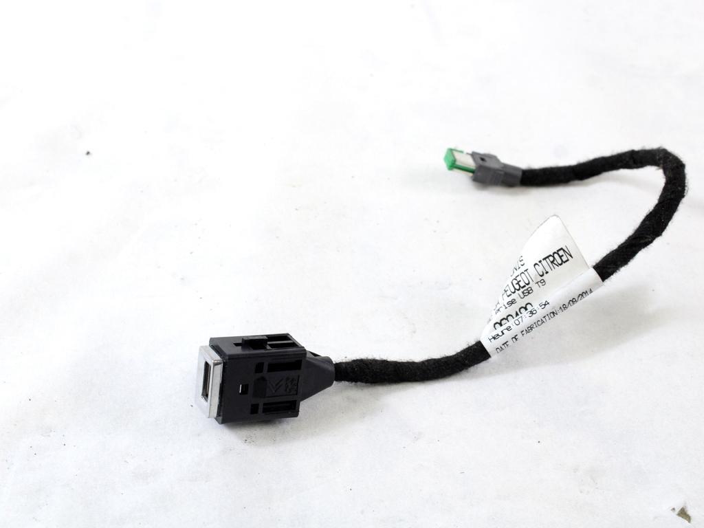 9806048080 Entrance Door USB PEUGEOT 308 1.6 D 85KW 6M 5P (2014) Used Part