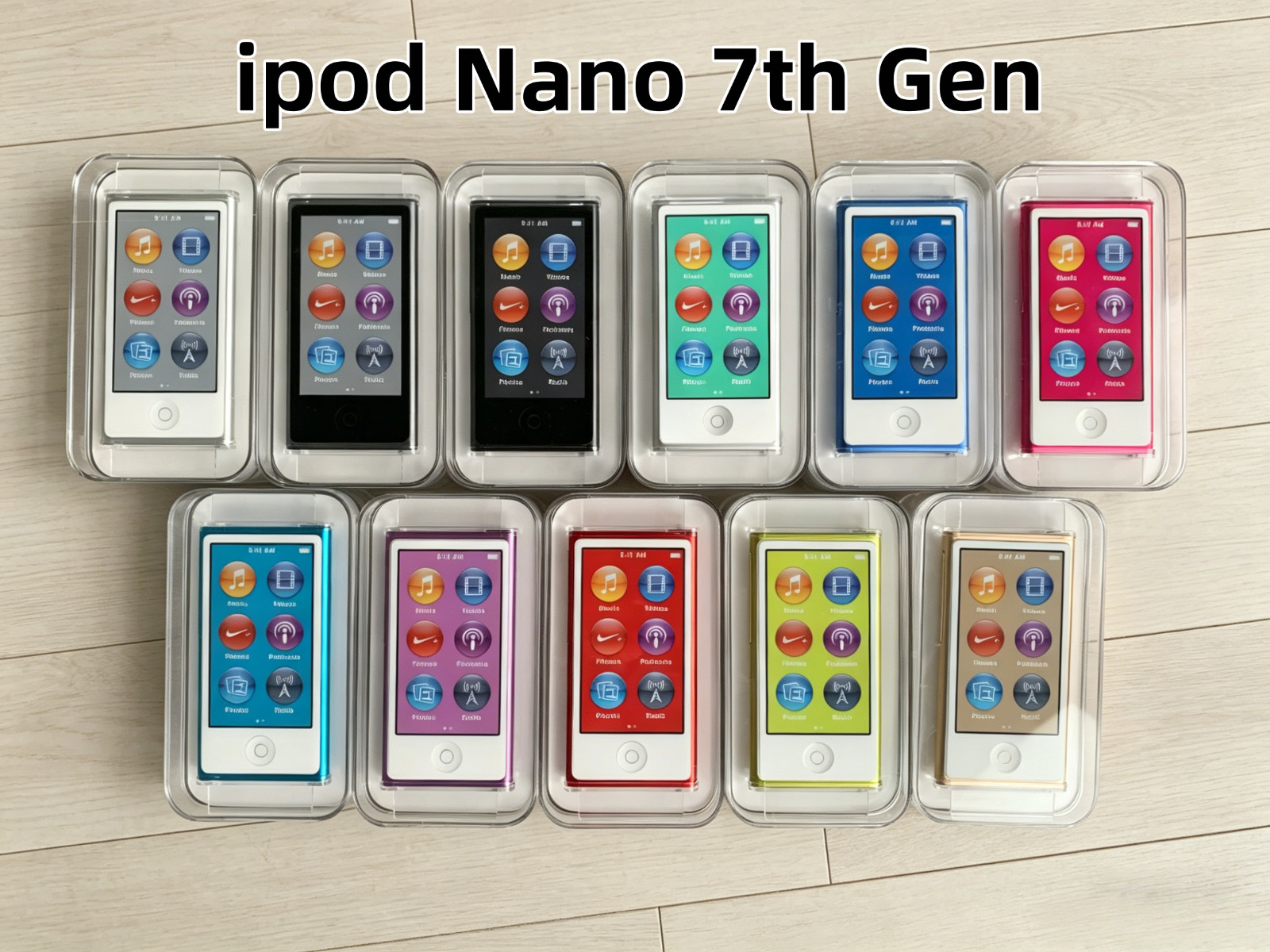 New Sealed Apple iPod Nano 7th 16GB All Colors For Gift FREE SHIPPING Warranty