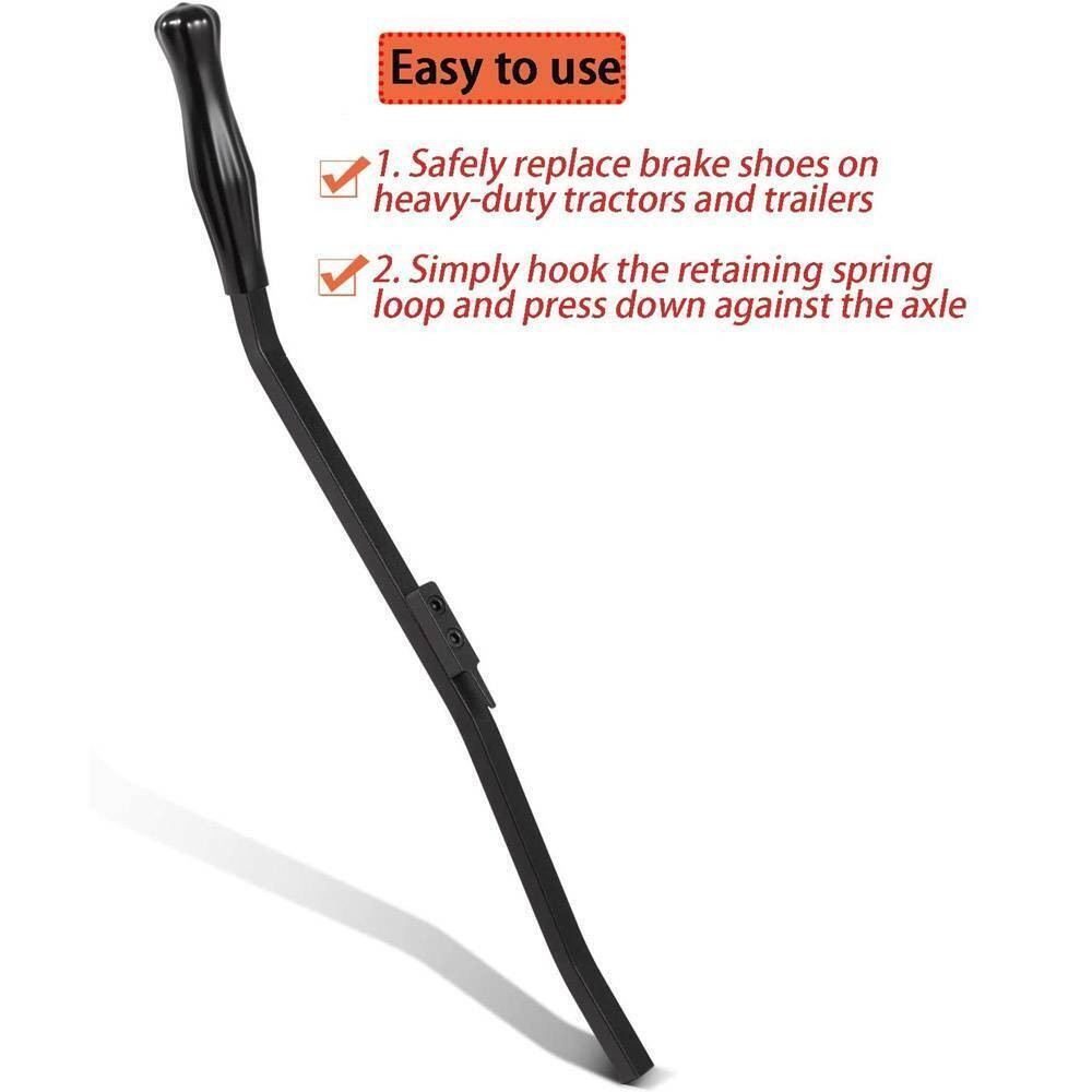 5081 S-Cam Air Brake Spring Tool Replace for Heavy Duty Steel Semi-Truck [Black]