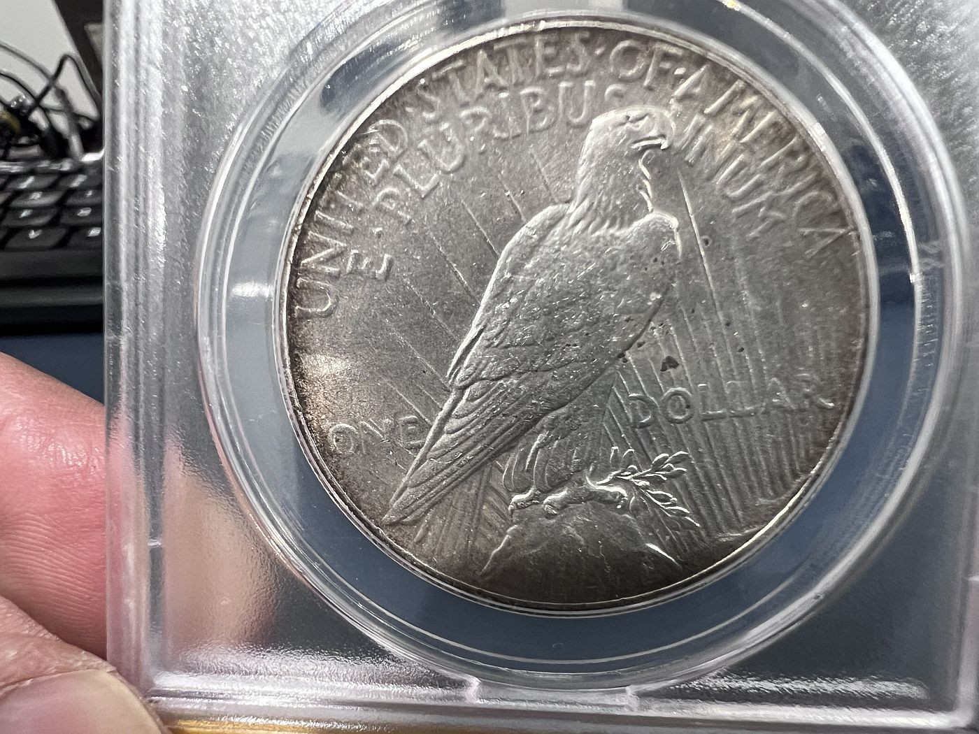 1928 $1 Peace Silver Dollar Anacs MS60 Details (ADN)