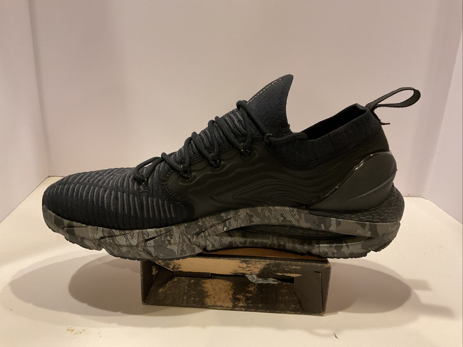 Men's UA HOVR™ Phantom 2 INKNT Running Shoes Black 3024163-001