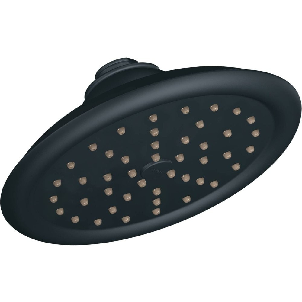 MOEN S6310WR 1-Spray Pattern with 2.5 GPM 7 in. Wall Mount Fixed Shower Head in