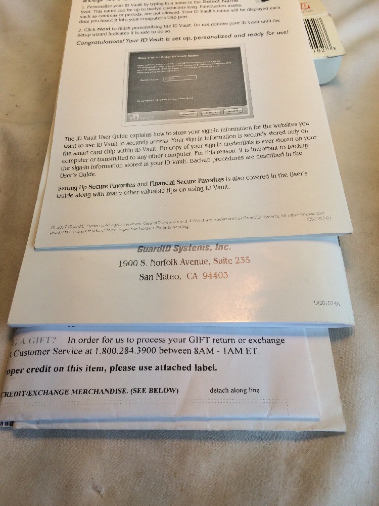 ID Vault Guard ID Stop Online Identity Theft Software