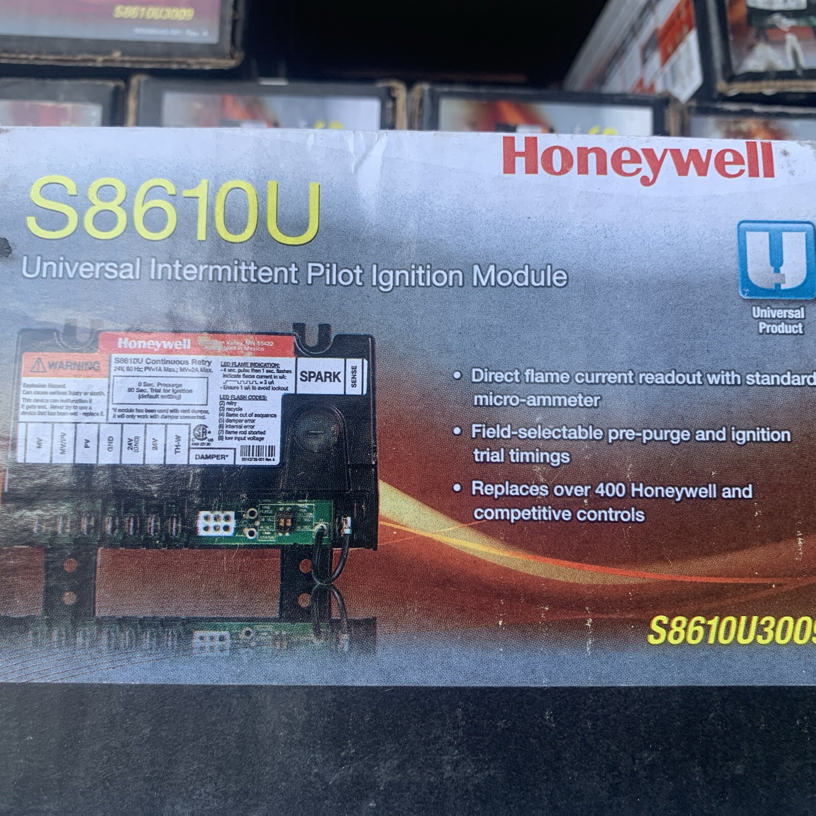 Honeywell Resideo S8610U3009 Universal Intermittent Pilot Ignition Module