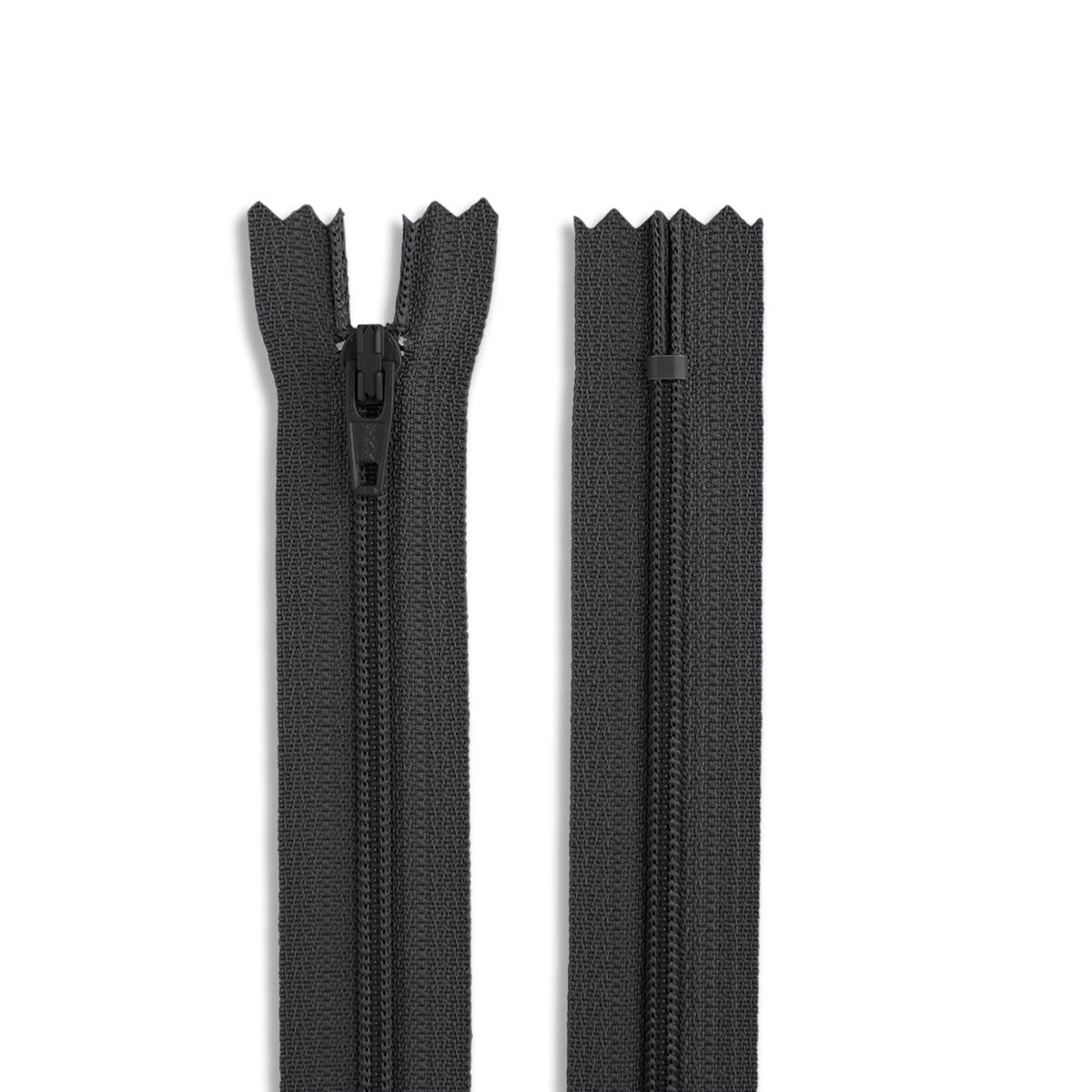 Lot of 10 Pieces – YKK #3 – 6.5" Nylon Coil Non-Separating Zipper – Black