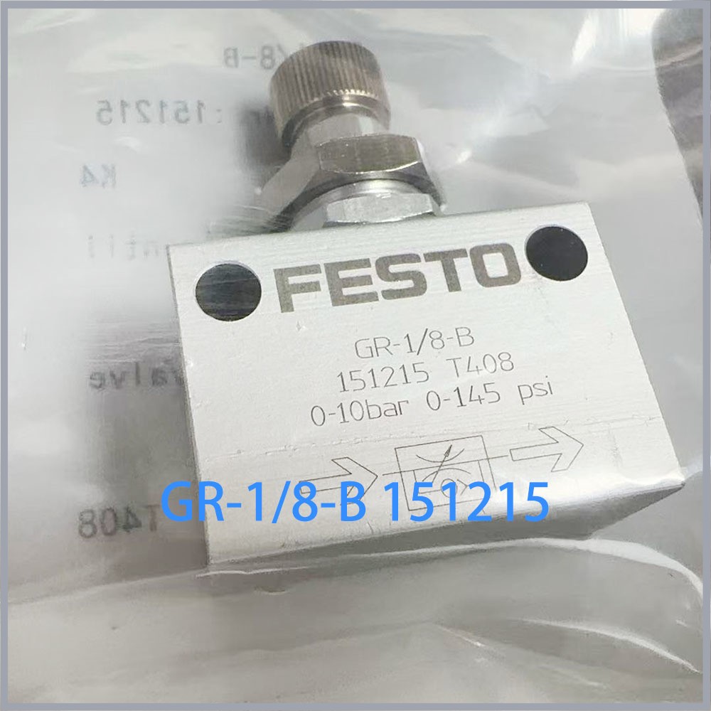 Festo New GR-1/8-B GR-M5-B GR-1/4-B GR-3/8-B GR-3/4-B Throttle Valve Fully Teste