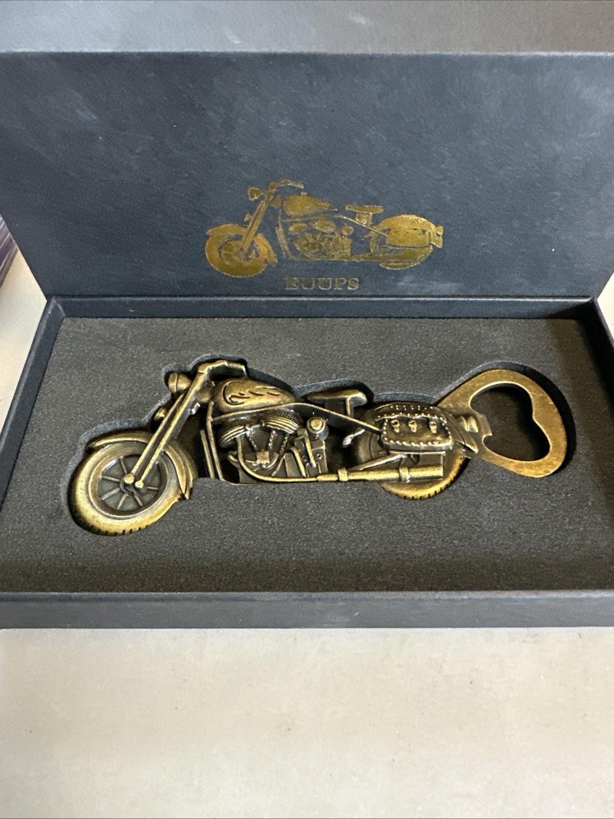 Unique Motorcycle Beer Gifts for Men Vintage Motorcycle Bottle 5"L x 2"W