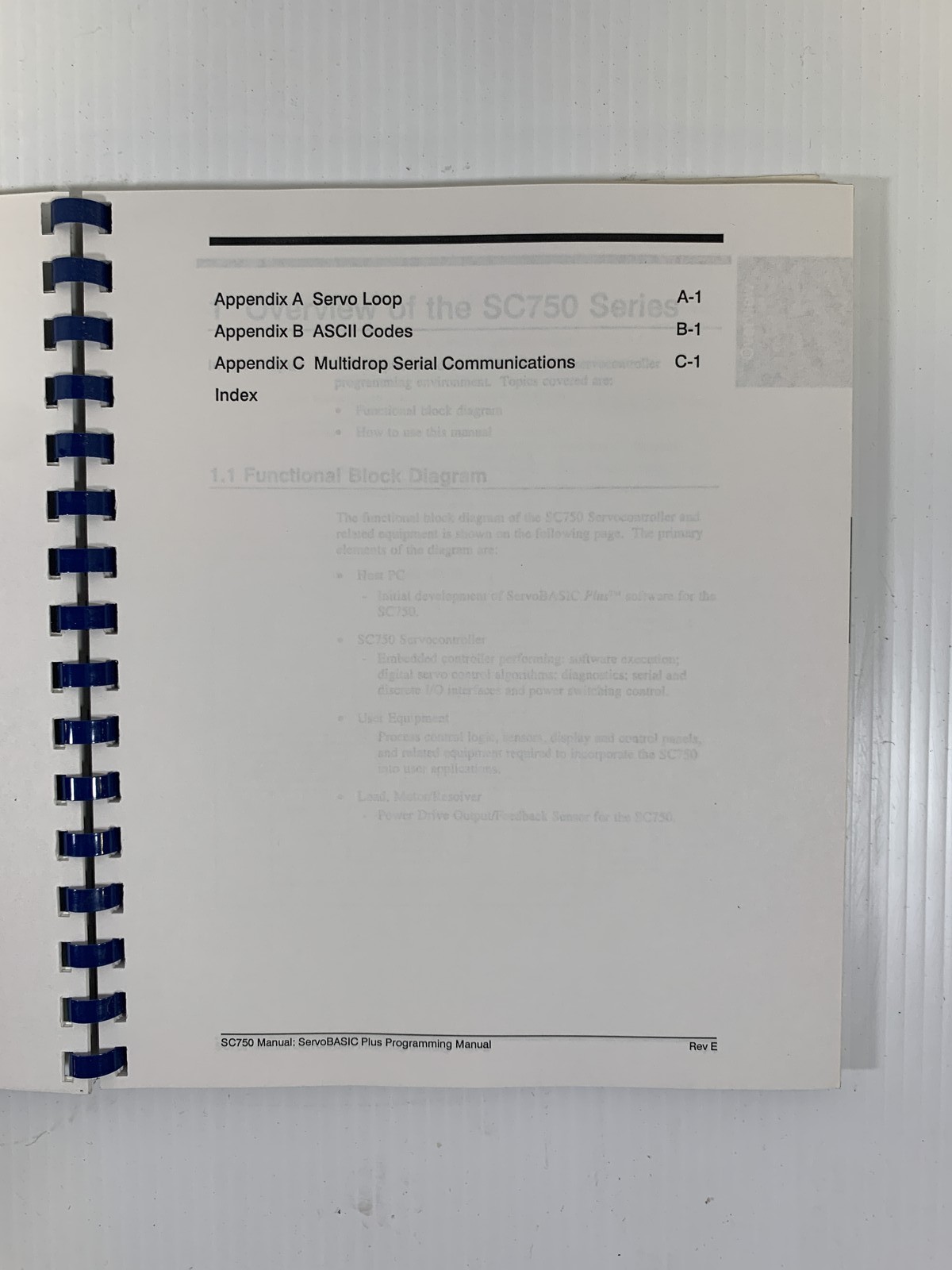 Pacific Scientific ServoBASIC Plus SC750 Programming Manual Version 2.8