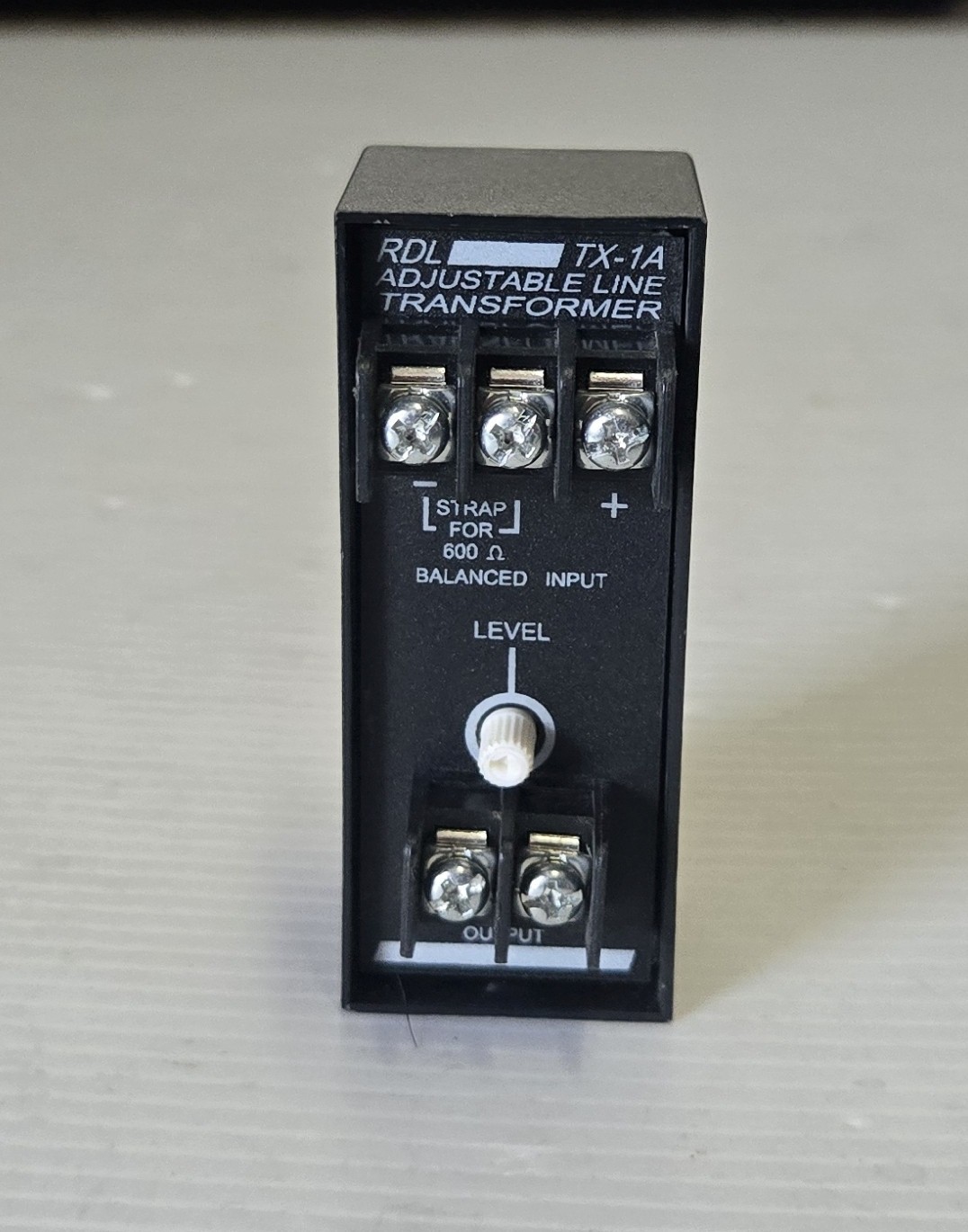 RDL TX-1A Adjustable Line Transformer Balanced to Unbalanced Output