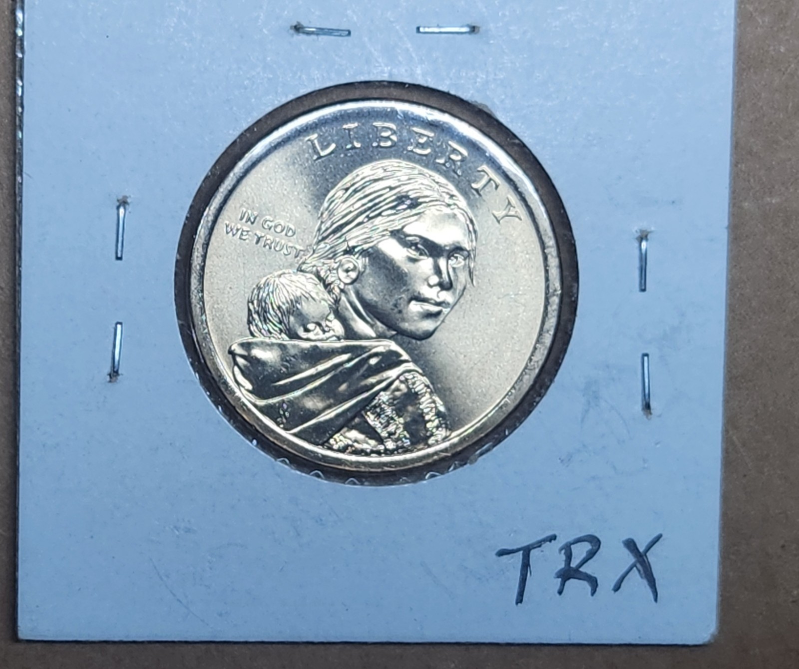 2017-D Native American / Sacagawea Dollar coin; Reverse Sequoyah
