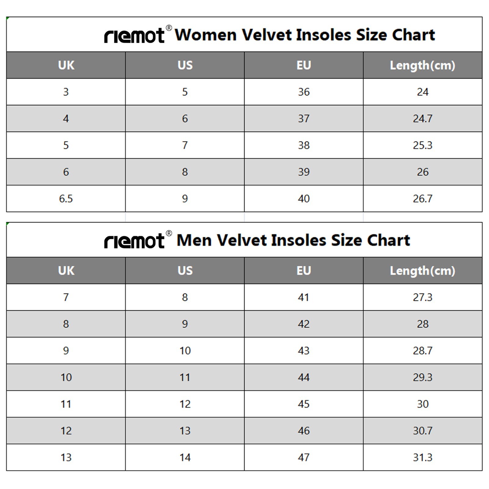 riemot fitness running men's and women's insoles comfortable arch support insole