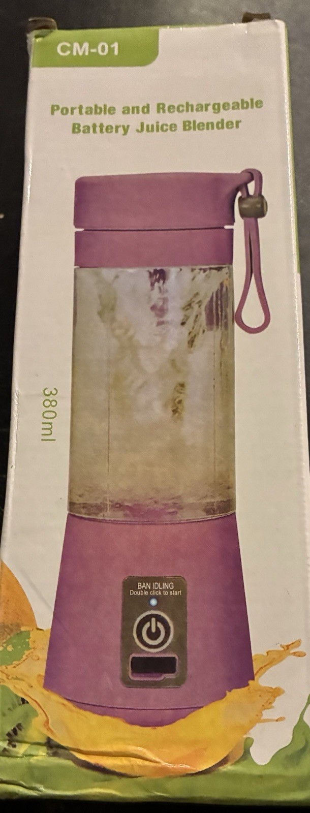 Portable and Rechargeable Battery Juice Blender.