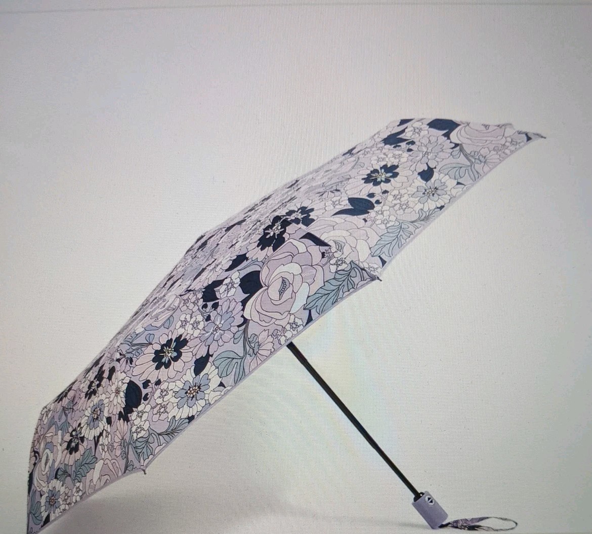 Vera Bradley Umbrella Aloha Blooms Lavender