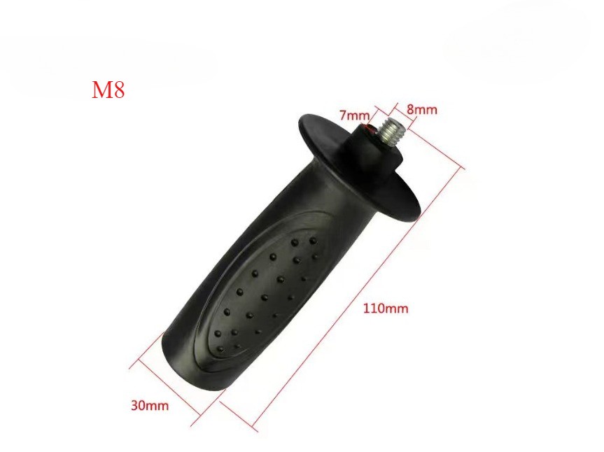 1pc M8 M10 M12 Thread Auxiliary Side Handle Black For Angle Grinder