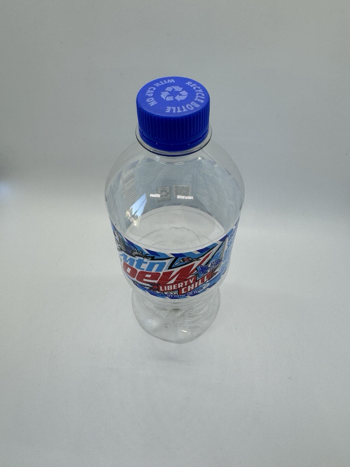 Mountain Dew Empty Bottle - Liberty Chill Blue - Limited - 2024 New Rare