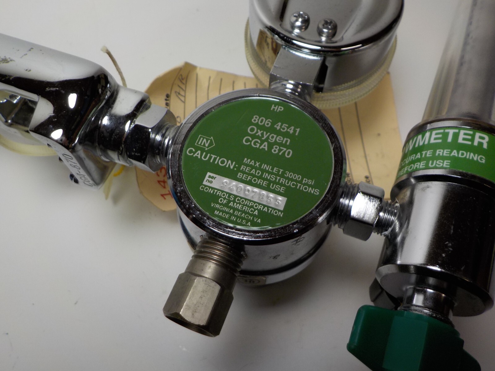 Harris Flowmeter Regulator 3000 PSI- 3500100 HP 806 4541