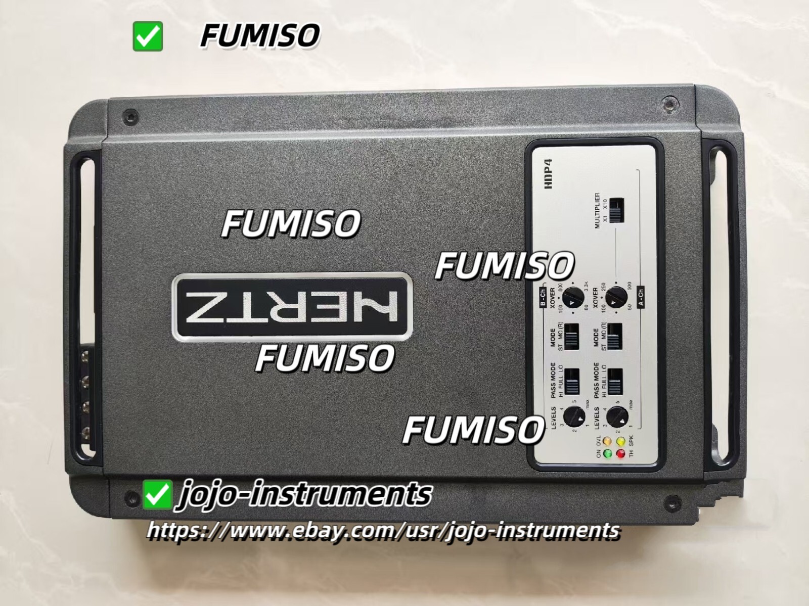1PCS Used HERTZ HDP4 4-channel amplifier by Fedex or DHL*jo