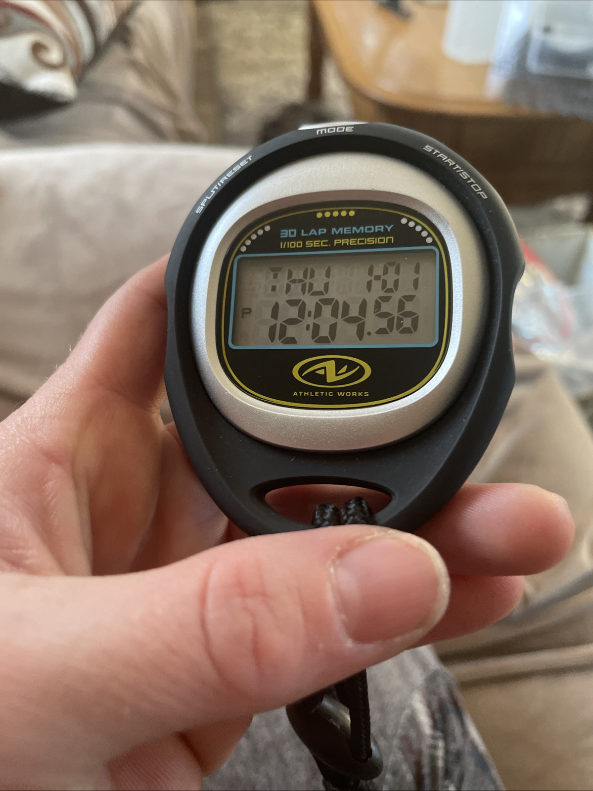 Athletic Works Digital Stopwatch - Black (AW-3915R)