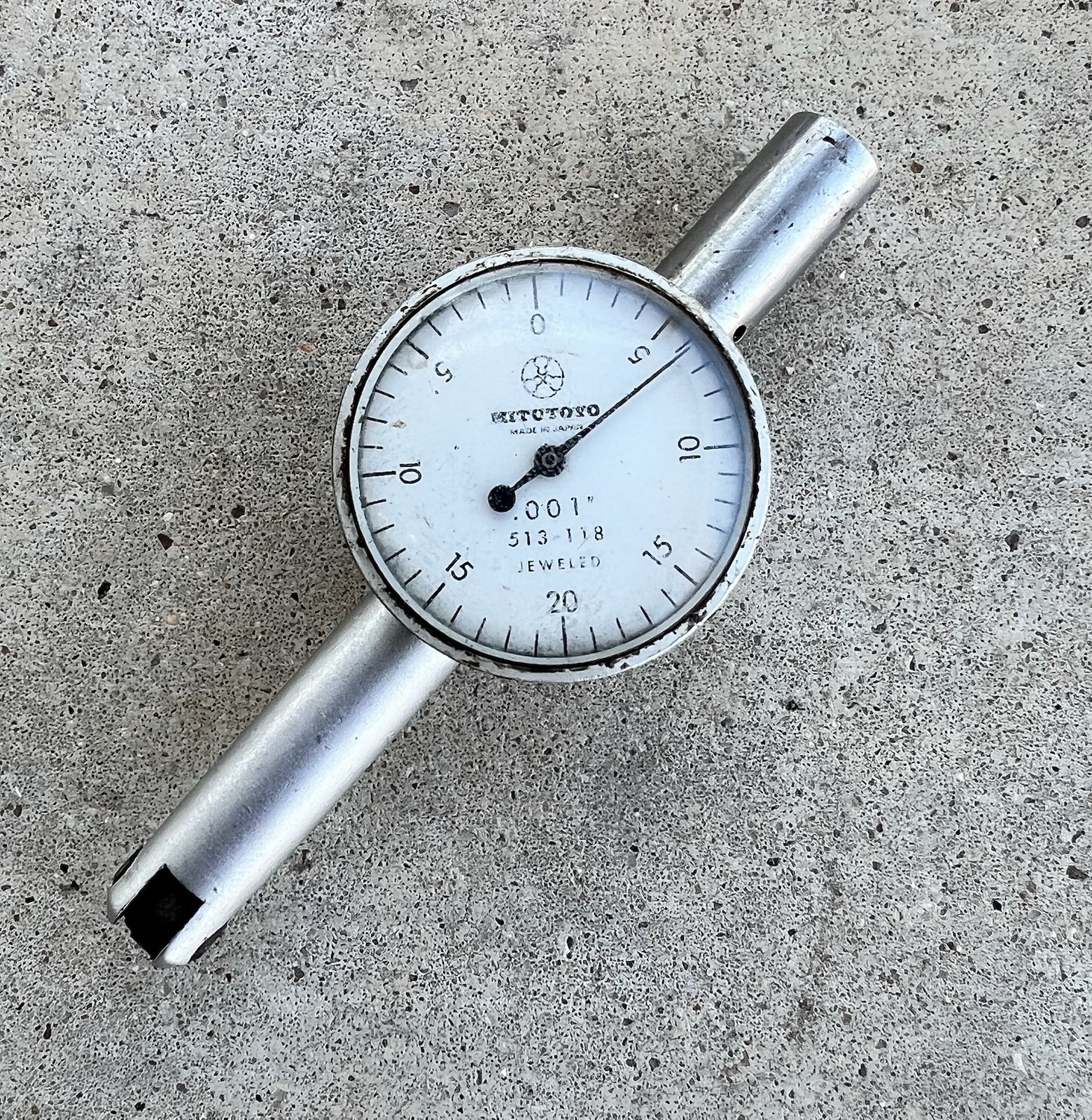Mitutoyo 513-118 Dial Indicator .001” For Parts Repair