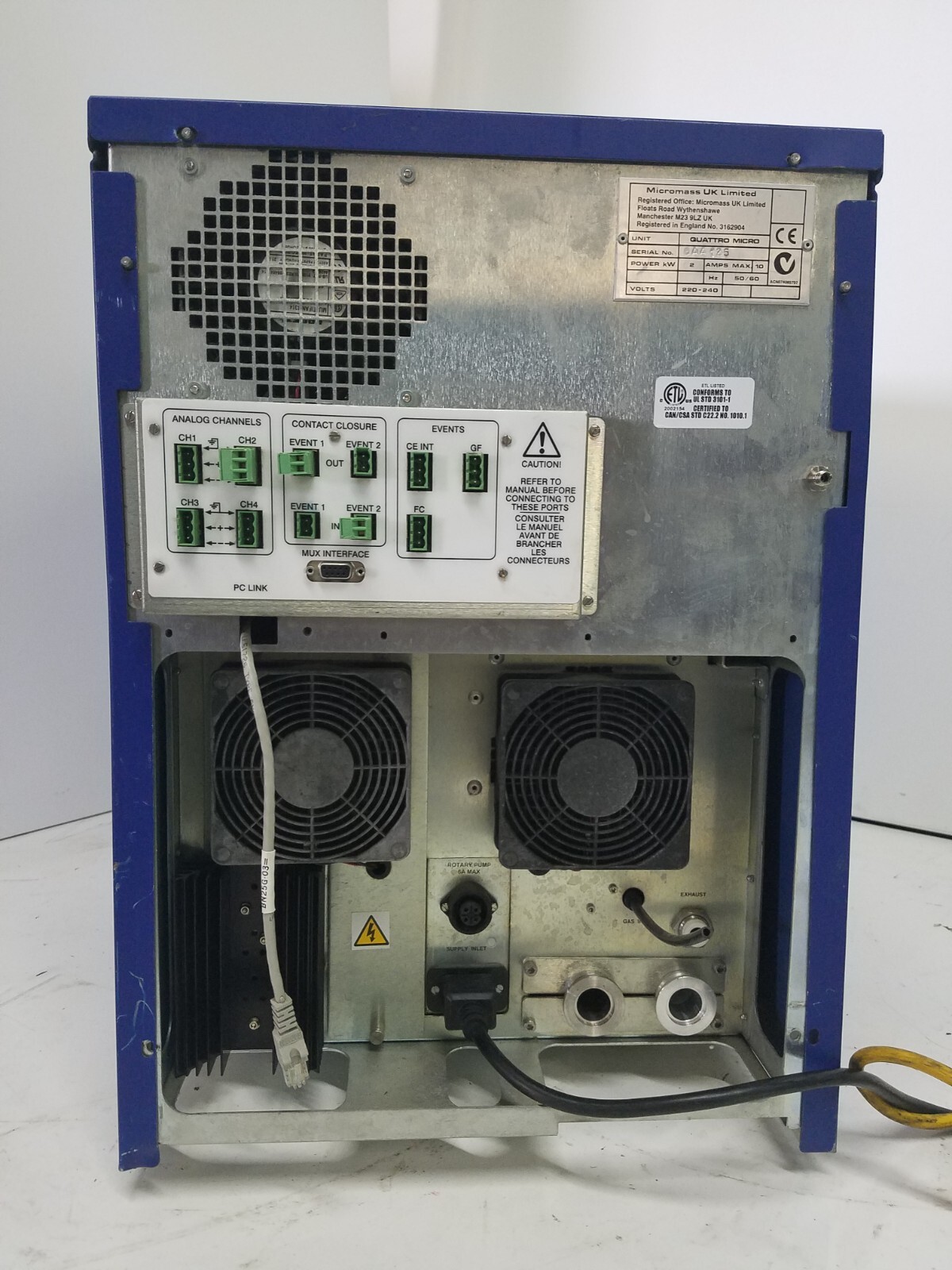 Micromass Quattro Micro Mass Spectrometer